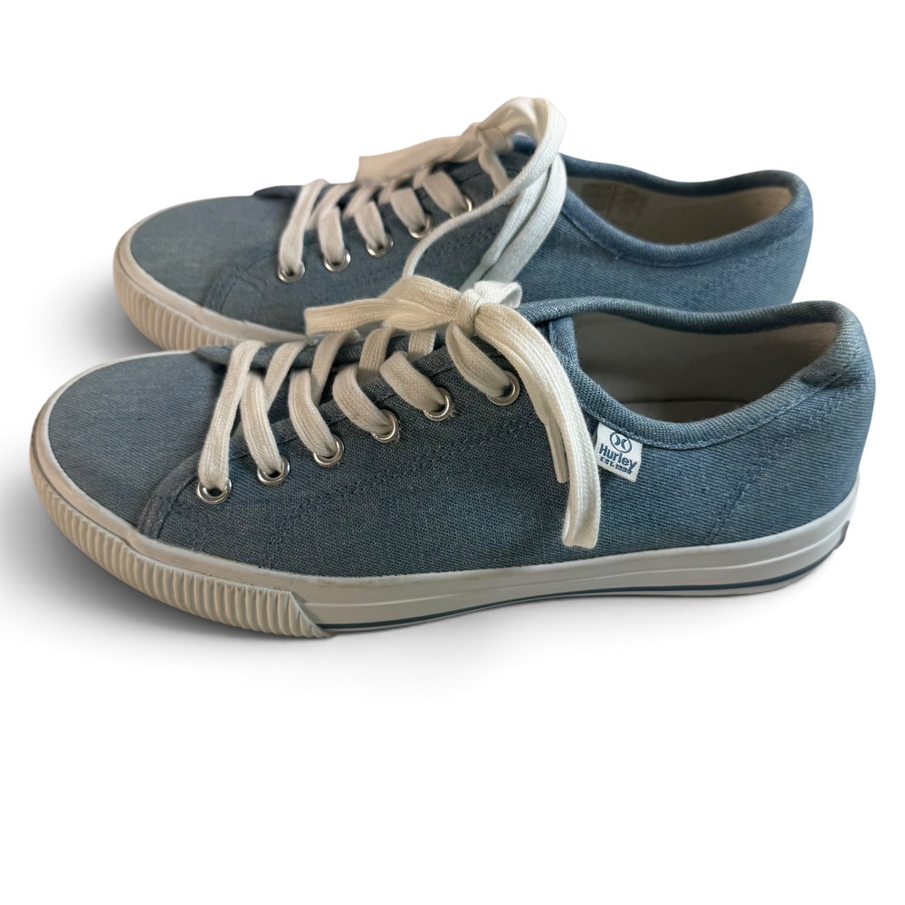 Hurley Carrie Womens Blue Textile Low Top Lace Up Sneakers 1566108 Size 6M